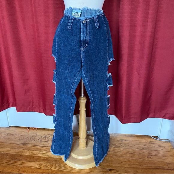 Vintage Denim - ❌❌SOLD DO NOT BUY Shredded Vintage Punk Jeans❌❌